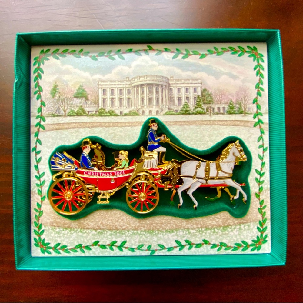 The White House Historical Association Christmas 2001 Ornament